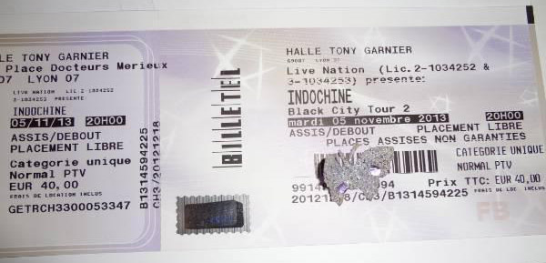 Fichier:2013-11-05 - Lyon - Halle Tony Garnier - Ticket1.jpg