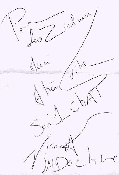 Fichier:2000-08-03 - Dédicasse Nicola Sirkis pour Zicline (Wanadoo) (1).jpg