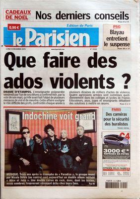 Fichier:2005-12-19 - Le Parisien (Edition Paris) n°19060 - Couverture.jpg