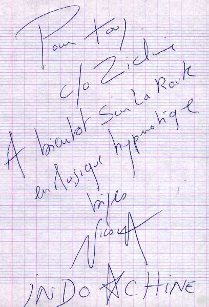 Fichier:2000-08-03 - Dédicasse Nicola Sirkis pour Zicline (Wanadoo) (2).jpg