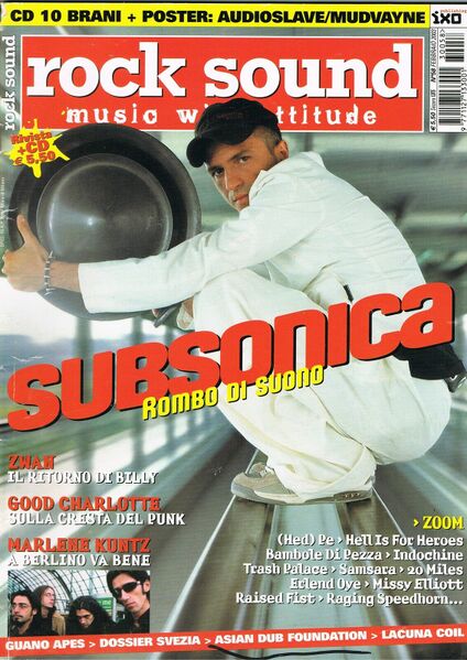 Fichier:1995-02 - Rock Sound n°58 (Italie) - Couverture.jpg