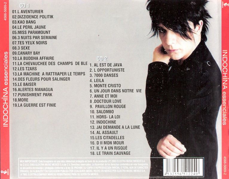 Fichier:Indochina - Essenciales (compilation non officiel) 2CD - MX - (Elektra Music 4566-5669-2) - Back.jpg