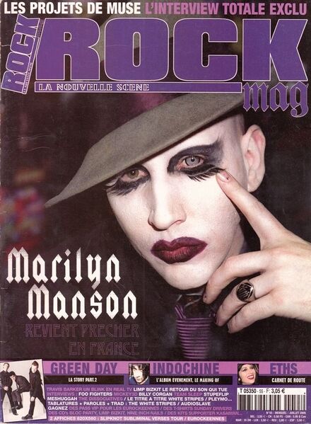 Fichier:2005-07 - Rock Mag n°55 - Couverture.jpg