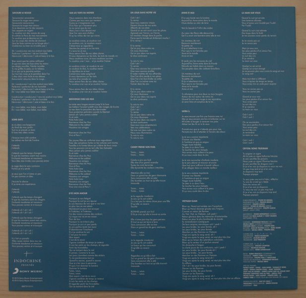 Fichier:Insert Verso LP Un jour dans notre vie.jpg