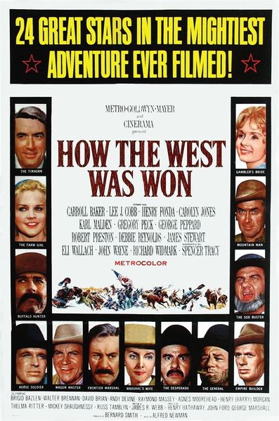 Fichier:How The West Was Won (John Ford & Henry Hathaway) (1962) - Affiche.jpg