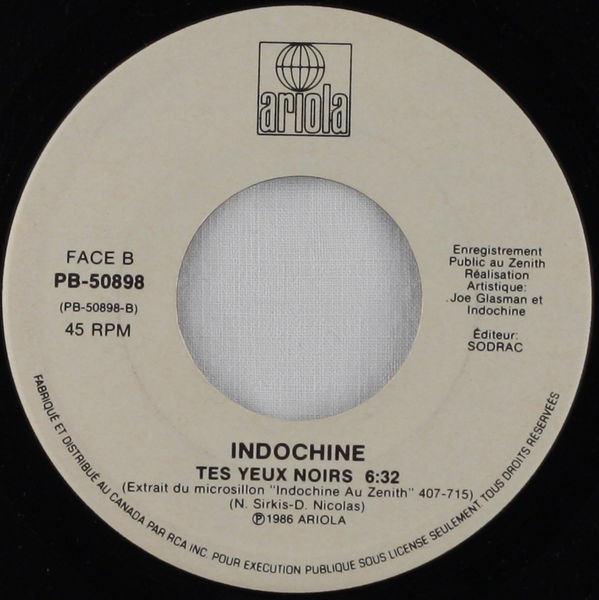 Fichier:Face B 45 Tes yeux noirs Canada.jpg